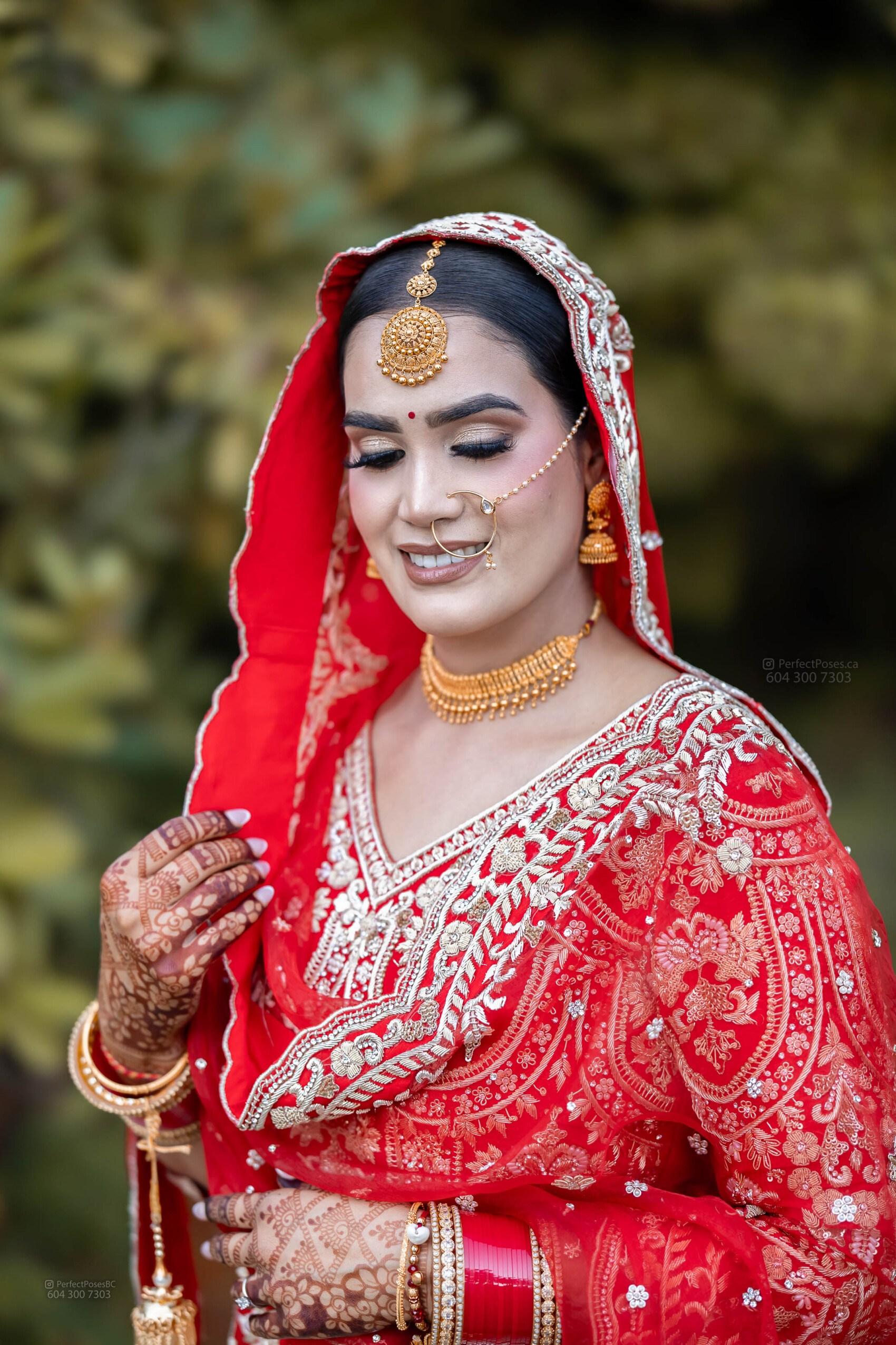 professional bridal portrait session canada